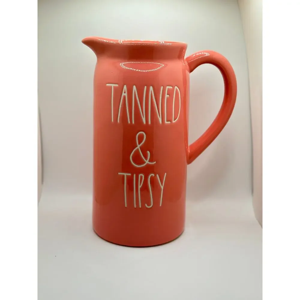 Rae Dunn Tanned & Tipsy Pitcher